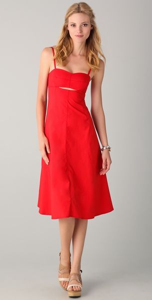 10 Crosby by Derek Lam Cutout Sun Dress - Lyst