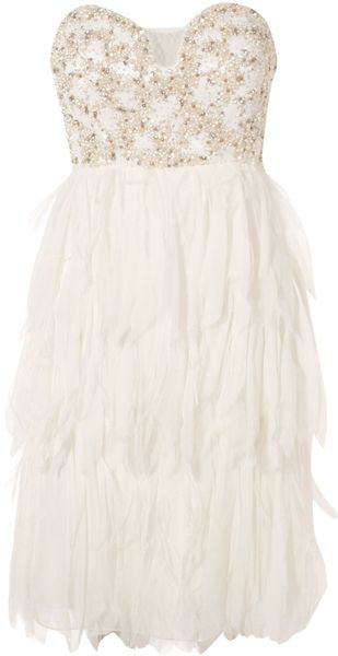 Anoushka G Cher Feather Short - Lyst
