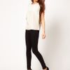 Asos Collection Asos Sleeveless Top with Double Layer in Beige (cream) - Lyst
