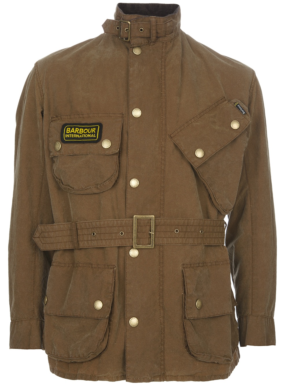 Barbour Belt Jacket in Brown for Men | Lyst