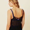 Free People Daisy Crop Tank in Black (black combo) - Lyst