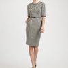 Jason Wu Wool Tweed Dress in Black (ivory) - Lyst