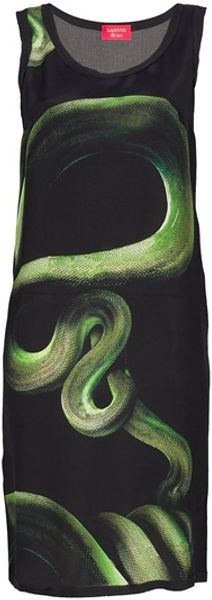 Lanvin Sleeveless Dress - Lyst