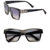 Lanvin Swarovski Crystal Accented Wayfarerinspired Sunglasses in Gray (grey) - Lyst