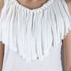 Lanvin Tassled Top in White - Lyst