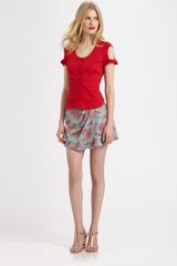 Nanette Lepore Fun in The Sun Silk Skort