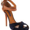 Ralph Lauren Cross Strap Sandal in Blue (navy) - Lyst