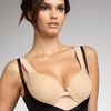 Spanx Slimmer Shine Openbust Bodysuit Black in Black - Lyst