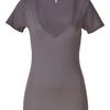 Splendid Dark Grey Vneck Tshirt in Gray (grey) - Lyst