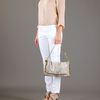 Stella Mccartney Falbo Eco Snake Bag in Beige (snake) - Lyst