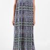 Tibi Layla Ikat Long Dress in Blue (navy multi) - Lyst