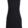 Versace Cap Sleeve Dress in Black - Lyst