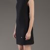 Versace Cap Sleeve Dress in Black - Lyst