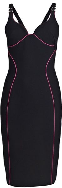 Versace Piping Dress - Lyst