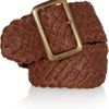 Antik Batik Tessa Woven Leather Belt in Brown - Lyst