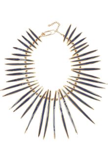 Aurelie Bidermann Arizona 18karat Goldplated Spike Necklace - Lyst
