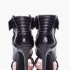 Barbara Bui Black Python Biker Heels in Black - Lyst