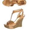 Belle By Sigerson Morrison Braiden Wedge Sandals in Brown (tan) - Lyst