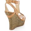 Belle By Sigerson Morrison Braiden Wedge Sandals in Brown (tan) - Lyst