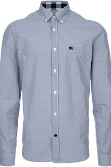 Burberry Brit Check Print Oxford Shirt - Lyst