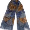 Burberry Prorsum Printed Cashmere and Silkblend Scarf in Multicolor (multicolored) - Lyst