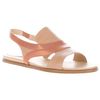 Chloé Goat and Python Skin Sandal in Beige (brown) - Lyst