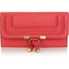 Chloé Marcie Leather Wallet in Red (cherry) - Lyst