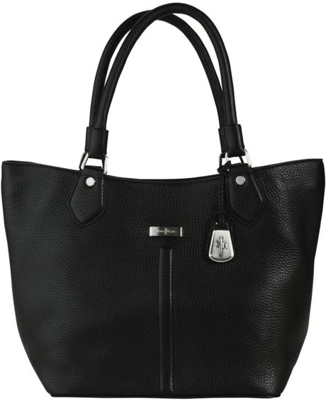 Cole Haan Village Small Triangle Tote in Black - Lyst