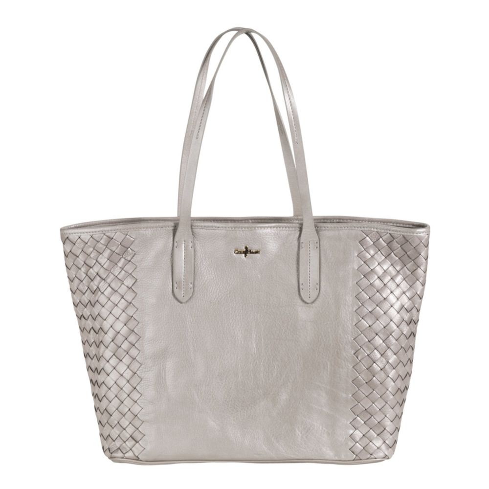 Cole Haan Victoria Tote in Gray (platinum) Lyst