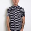 Comme Des Garçons Elbow Detail Check Shirt in Blue for Men - Lyst