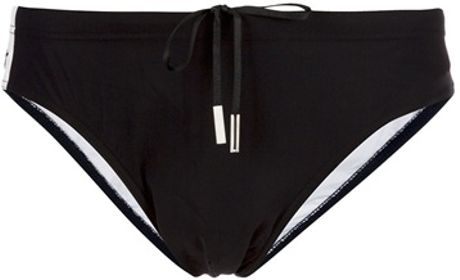 Dior Swimming Trunks in Black for Men - Lyst