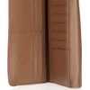 Dkny Buckledetailed Texturedleather Wallet in Brown (gold) - Lyst