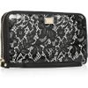 Dolce & Gabbana Pvccoated Lace and Leather Wallet in Black - Lyst