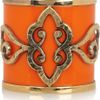 Emilio Pucci Goldplated Plexiglass Cuff in Orange (gold) - Lyst
