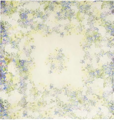 Erdem Floralprint Modal and Cashmereblend Scarf in Floral - Lyst
