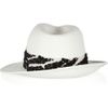 Eugenia Kim Lauren Sequined Straw Fedora in White (straw) - Lyst