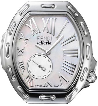 Fendi  Selleria Stainless Steel Watch Case - Lyst