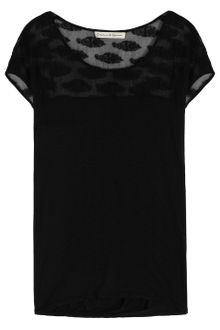 Graham & Spencer Oversize Lace Panel Tee - Lyst