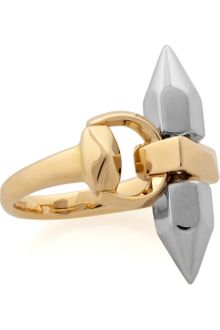 Gucci 18karat Gold Horsebit Ring - Lyst