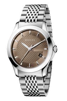 Gucci Mens Swiss Stainless Steel Bracelet 38mm - Lyst