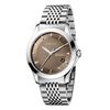 Gucci Mens Swiss Stainless Steel Bracelet 38mm in Gray for Men (steel) - Lyst