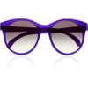Illesteva Mademoiselle Roundframe Acetate Sunglasses in Blue (cobalt) - Lyst