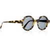 Illesteva Frieda Roundframe Acetate Sunglasses in Brown (smoke) - Lyst