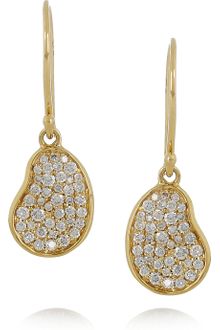 Ippolita Bean 18karat Gold Diamond Earrings - Lyst