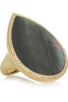 Ippolita Rock Candy 18karat Gold Shell and Diamond Ring - Lyst