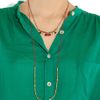 Isabel Marant The Who Amp Simple Me Set Of Two Brass Necklaces in White (multicolored) - Lyst