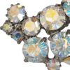 Jil Sander Paisley Crystal Clip Earrings in Silver - Lyst