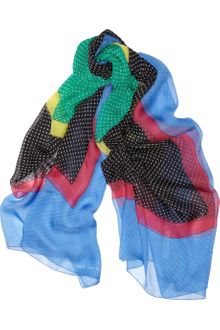 Jonathan Saunders Printed Silkchiffon Scarf - Lyst