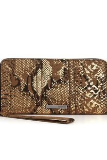 Kenneth Cole Reaction Area Code Oversized Zip Around Clutch - Lyst