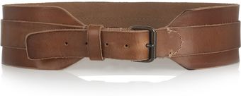  Wide Washedleather Waist Belt 